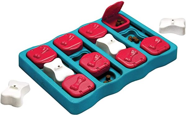 Dog Brick Enrichment Puzzle Toy by Outward Hound Nina Ottosson - Treat/Food Dispensing Toy