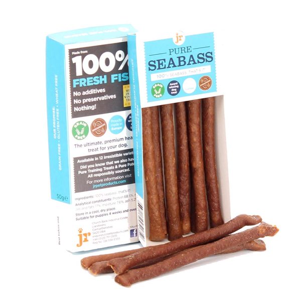 JR Pet Pure Meat Sticks Seabass 50g