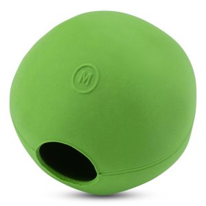 Beco Green Natural Rubber Treat Ball - Enrichment Toy for Dogs
