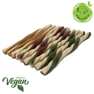 Fruit & Veg Straws with added Coconut Oil Dog Treats - Vegetable Chew (vegan veggie chew)