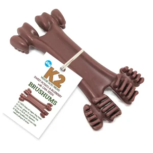 K2 Veggie (Vegan) Chew Dog Treats - Brushums Sweet Potato & Blueberry 65g