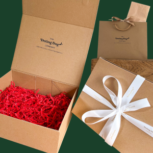Gift Wrapping - The Doting Dog Company Gift Bag or Box (perfect for Valentines,Christmas or Birthday Presents)
