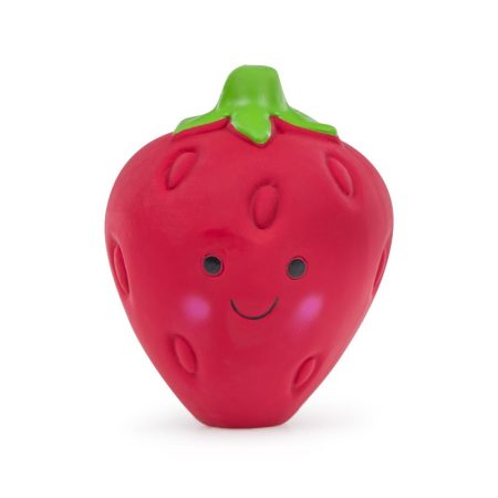 Squeaky Latex Strawberry Dog Toy