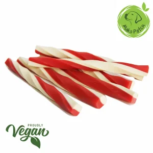 Cheese & Tomato Straws Dog Treats - Vegetable Chew (vegan veggie chew)