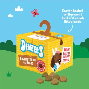 Denzel's Easter Basket Dog Treats (Peanut Butter & Carob Bites)