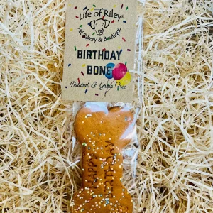 Happy Birthday Treat Biscuit - by Life of Riley Bakery
