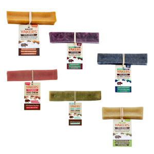 YAKERS Yak Chews - Various Flavours & Sizes - Blueberry, Cranberry, Strawberry, Mint, Apple, Original