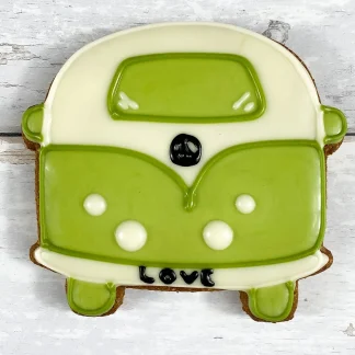 Large Handmade Campervan Biscuit by Nelson's Treats